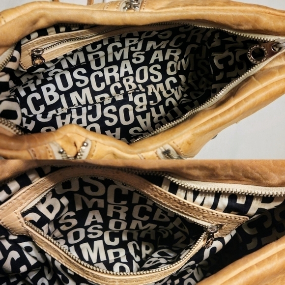 Marc by Marc Jacobs Flash Kelsey Leather Shoulder Bag Yellow - Picture 9 of 13